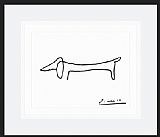 Pablo Picasso the dog painting